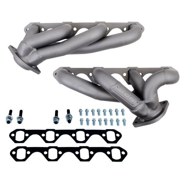 BBK 87-95 Ford F150 Truck 5.0 302 Shorty Unequal Length Exhaust Headers - 1-5/8 Titanium Ceramic bbk3510 WO店_1