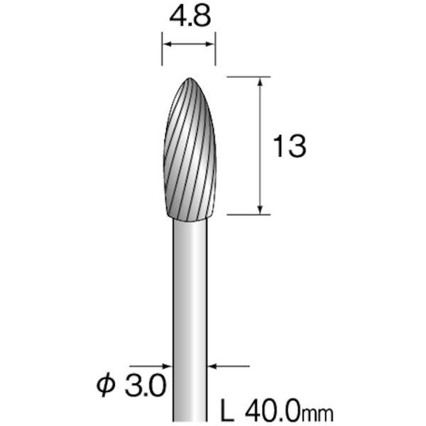 ミニター(株) ミニモ 超硬カッター スパイラルカット Φ4.8 BC2241 WO店の通販は 5,585円