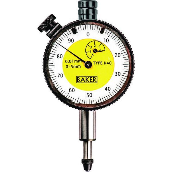ベイカー社 BAKER 40型ダイヤルゲージ タイプK40 0.01mm目量 BGK40 WO店の通販は