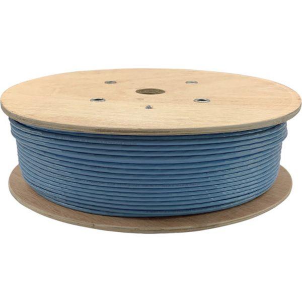 Cat6A LANケーブル 単線 300m ブルー BL6A3000BL WO店