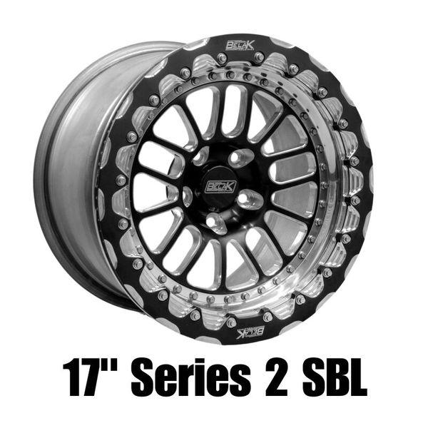 Belak 17x10.5 / 8.25in BS / 5x120 BP / Low Pad / Series 2 Wheel - Single Beadlock blk17105120S28BS-SBL WO店