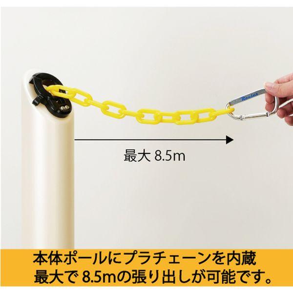 BN685BSTSET 中発販売(株) Reelex プラチェーン内蔵ポールバリネオ2 2本セット ブラック BN685BSTSET-TN WO店_1