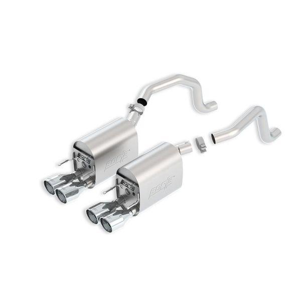 Borla 09-12 Corvette Coupe/Conv 6.2L 8cyl 6spd RWD inS-Type IIin Exhaust (rear section only) bor11811 WO店_1