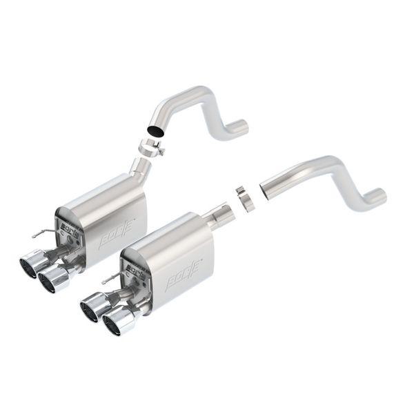 Borla 06-13 Chevy Corvette C6 ZO6/ZR1 Manual Trans S-Type II Rear Section Exht Dual Rd Rolled Tips bor11917 WO店