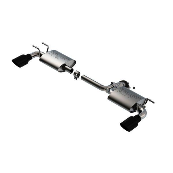 Borla 19-21 Mazda 3 Hatchback 2.0/2.5L NA S-Type Axle-back Black Chrome Tips bor11970BC WO店