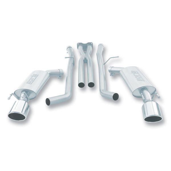 Borla 05-06 Pontiac GTO Coupe 2dr 6.0L 8cyl AT/MT 4spd/6spd RWD SS Catback Exhaust w/ inXin Pipe bor140165 WO店