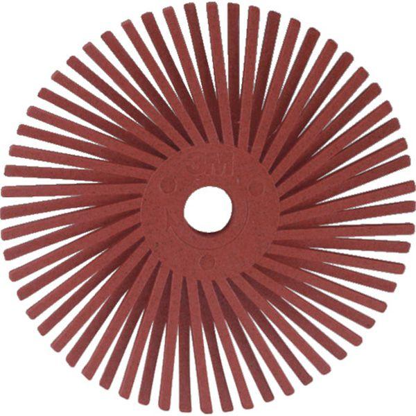 BRDISC22034 スリーエム 3M ラジアル・ブリッスルディスク ＃220相当 赤茶 19.1mm 48個入り BR DISC 220 3/4 WO店