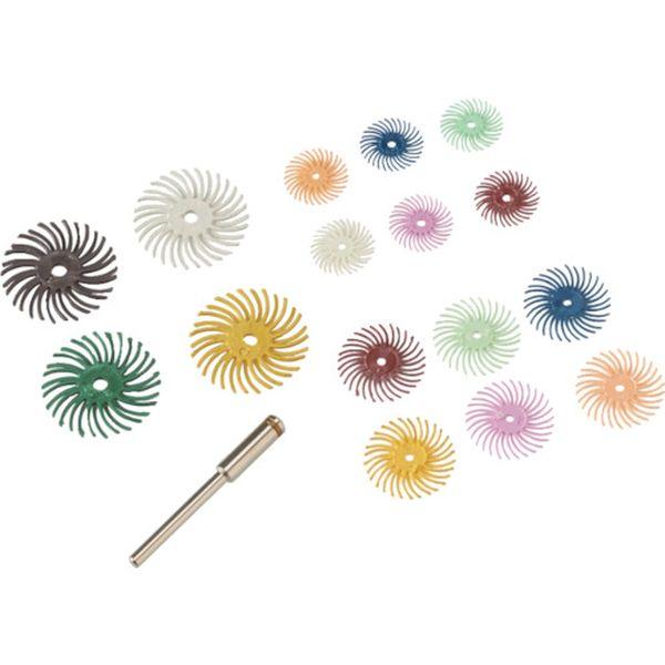 BRDISC361X18 スリーエム 3M ラジアル・ブリッスルディスク ＃36相当 こげ茶 25.4mm 24個入り BR DISC 36 1X1/8 WO店