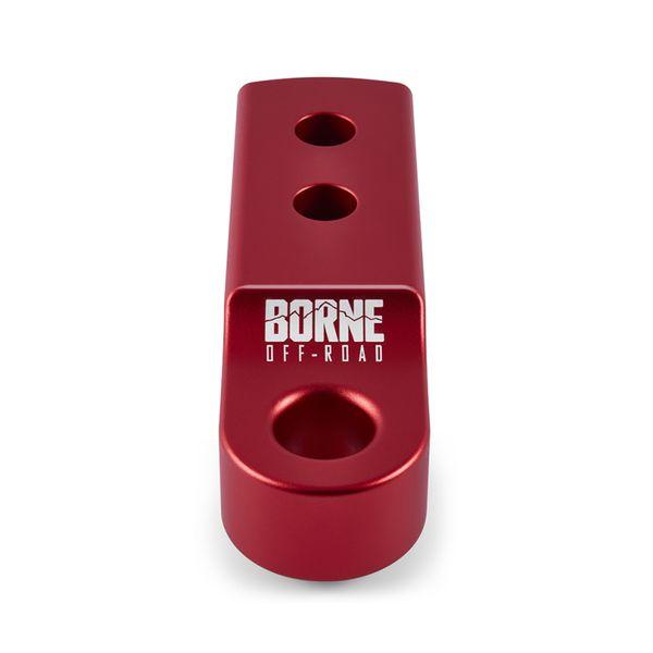 Borne Off-Road CNC Hitch Receiver Shackle 2in Red brnBNHR-2-RD WO店
