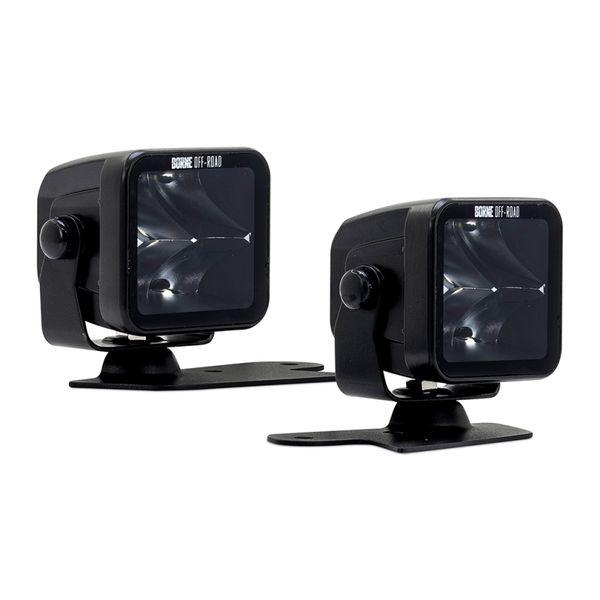Borne Off-Road 21+ Bronco Light Pods 2pc Ditch 3x3 Spot brnBNLT-BR-21-DT2S WO店