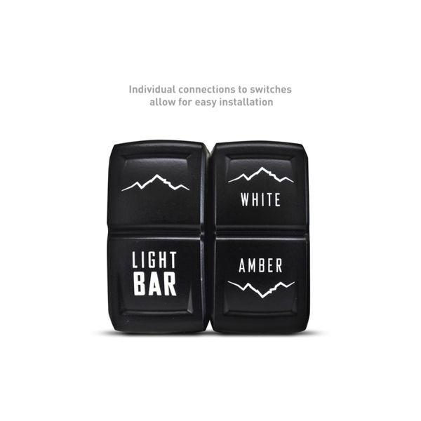 Borne Off-Road Light Bar Wire Harness For 30-50in Bar brnBNLT-HAR-3050 WO店