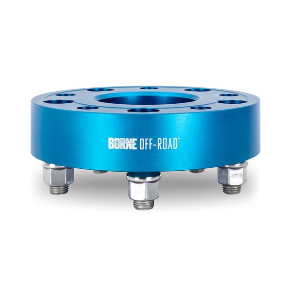 Borne Off-Road Wheel Spacers - 5x127 - 71.6 - 45mm - M14 - Blue brnBNWS-003-450BL WO店