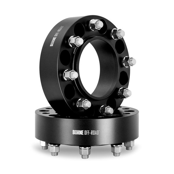 み Borne Off-Road Wheel Spacers 6x139.7 78.1 38.1 M14 Black brnBNWS