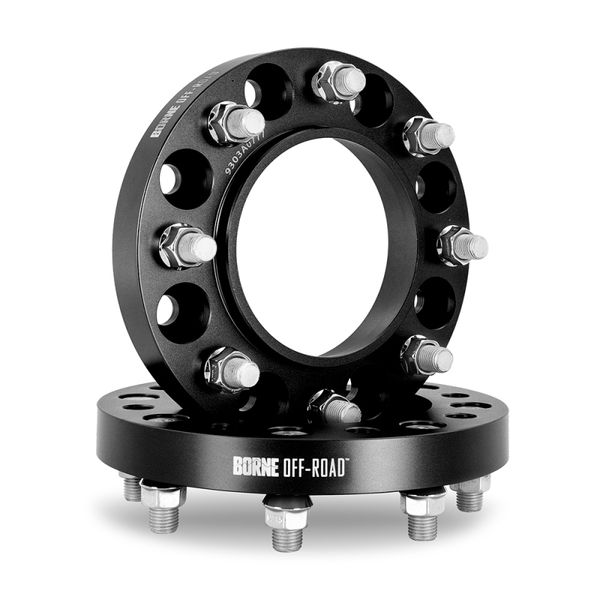 Borne Off-Road Wheel Spacers 8X165.1 121.3 25 M14 Blk brnBNWS-006-250BK WO店