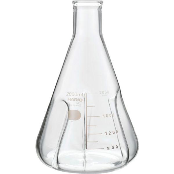 BSF2LSCI ハリオサイエンス(株) HARIO バッフル付き三角フラスコ2000ml BSF2LSCI-TN WO店