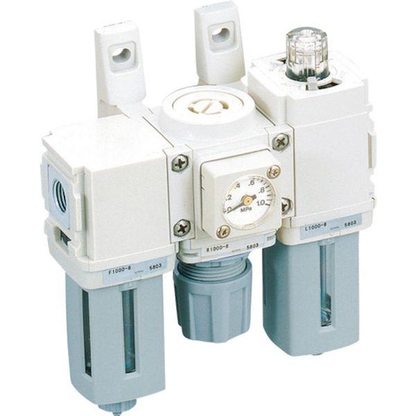 C10008WF1 CKD(株) CKD FRLユニット F.R.Lコンビネーション 白色シリーズ 接続口径Rc1/4 C10008WF1-TN WO店