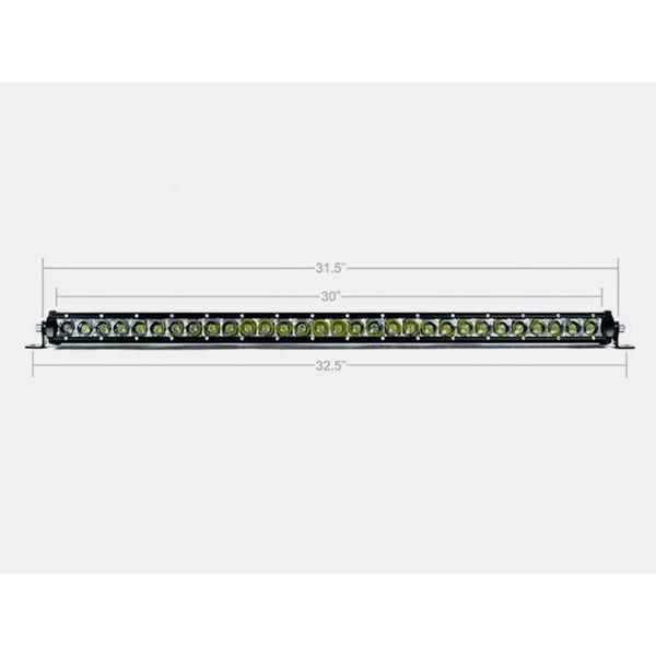 Cali Raised 32In Slim Single Row Led Bar Amber calCR2310 WO店