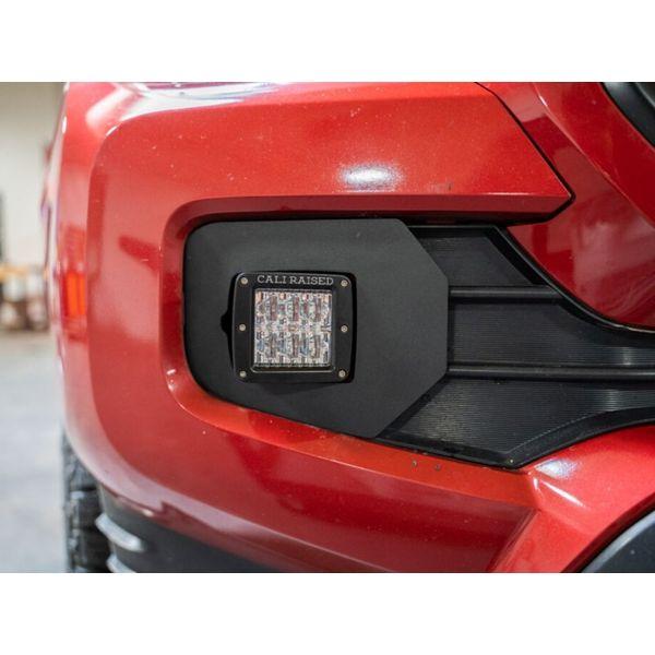 Cali Raised 2016-2023 Toyota Tacoma Led Fog Light Pod Replacements Brackets Kit - 3X2 18W Amber Pods calCR2532 WO店