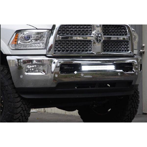 Cali Raised 10-18 Dodge Ram 2500/3500 22 Bumper Hidden Led Light Bar Brackets Kit For - W/ 5D Opti calCR2557 WO店