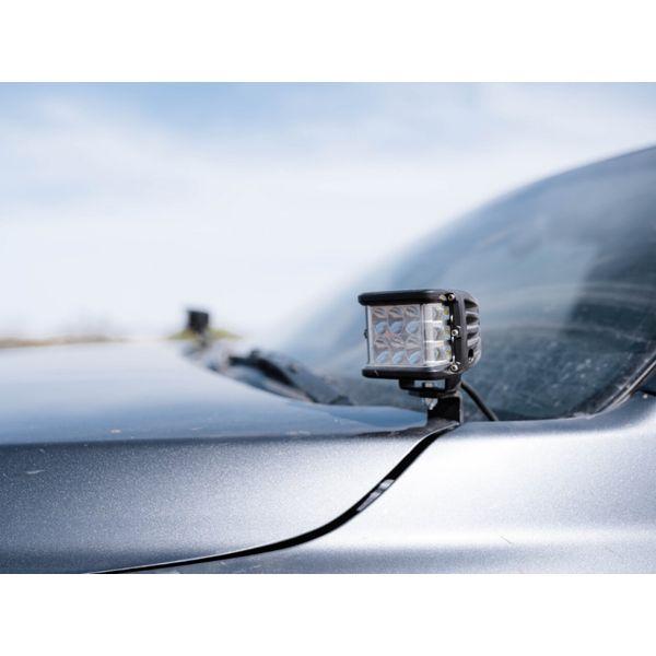 Cali Raised 2016-2023 Toyota Tacoma Low Profile Ditch Light Brackets Kit - Blue Backlight - Tall calCR2858 WO店