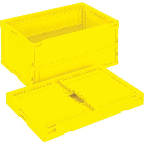 CBS76NRY 岐阜プラスチック工業(株) リス 折りたたみコンテナー 564050 CB-S76NR黄 CBS76NRY-TN WO店