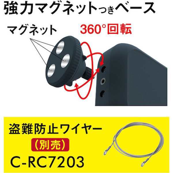 CBT7000 (株)ムサシ ライテックス 乾電池式どこでもセンサーカメラ C