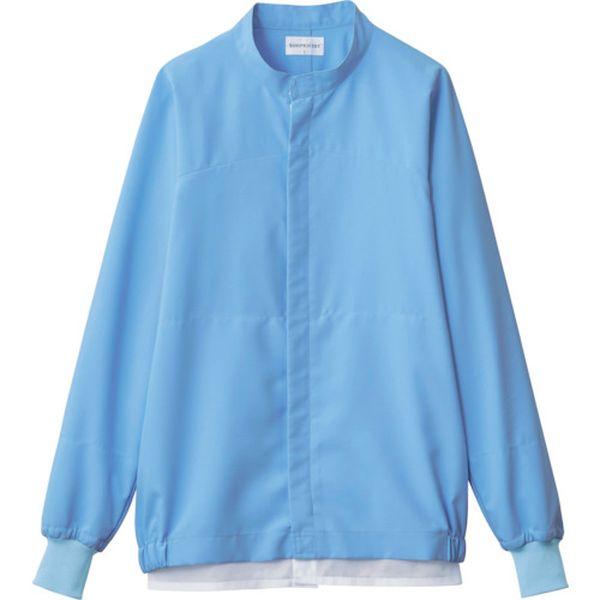 CD682S (株)サーヴォ サンペックス クールフリーデ 男女兼用食品工場向け長袖ジャンパー サックス S CD682S-TN WO店