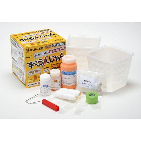 CPYE100 (株)モアグリップ モアグリップ 防滑材 すべらんじゃん 材料＋道具セット(イエロー) CPYE100-TN WO店_1