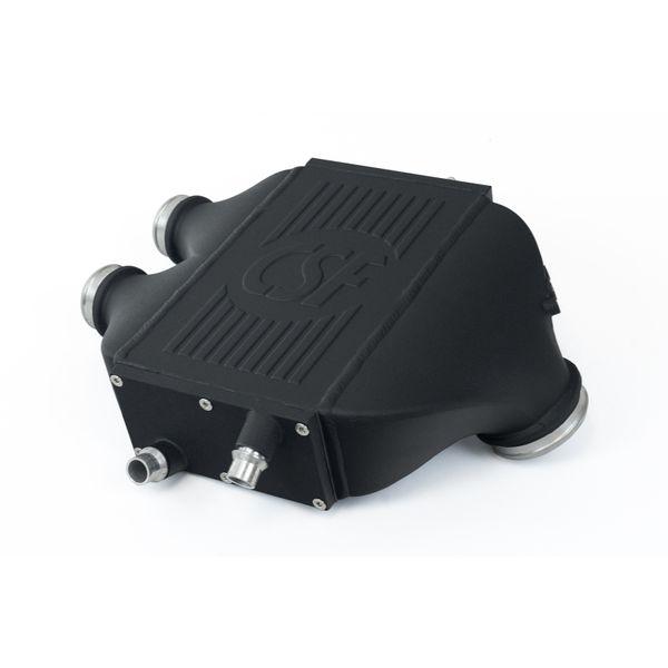CSF 2014+ BMW M3/M4 (F8X) Top Mount Charge-Air-Cooler - Crinkle Black csf8082 WO店