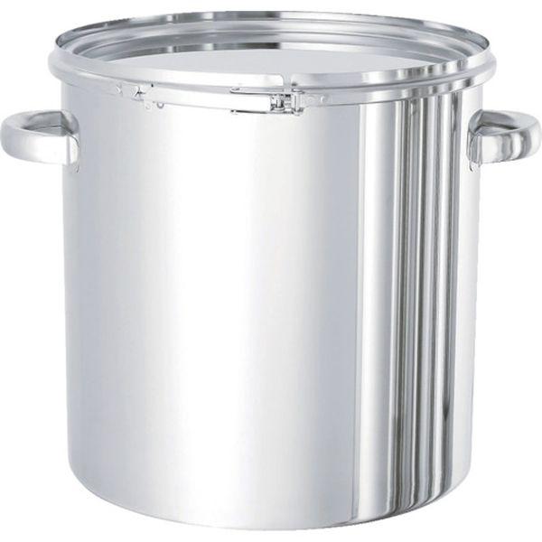 CTL27  日東金属工業 ステンレスタンク ストレートレバーバンド式密閉タンク(フタ付) 15L CTL-27 WO店の通販は