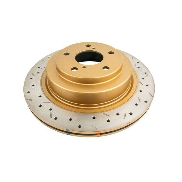 きゃめり DBA 06-07 WRX / 05-08 LGT Rear Drilled & Slotted 4000 Series Rotor