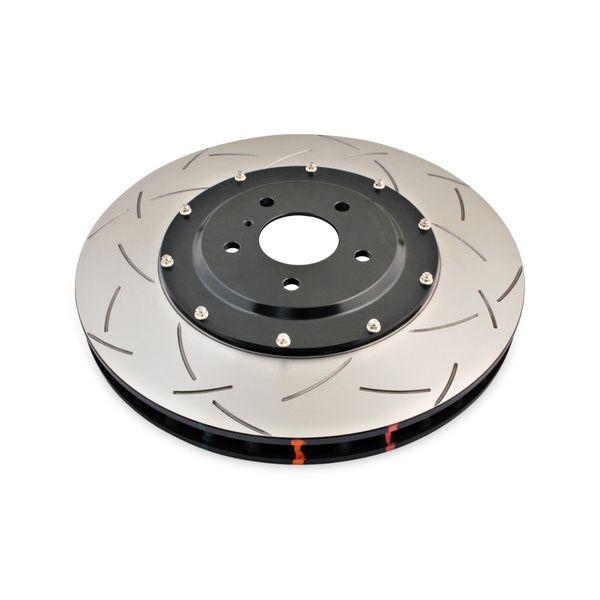 DBA 09-11 Nissan GTR R-35 Front Slotted 5000 Series 2 Piece Rotor Assembled w/ Black Hat dbaDBA52320BLKS WO店