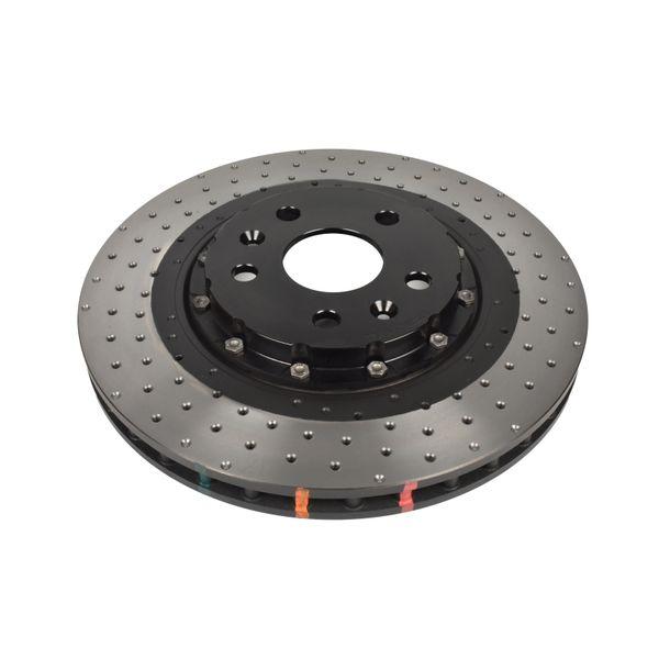 DBA 2020+ Chevrolet Corvette C8 Z51 Front 2-Piece Cross Drilled 5000 Series Rotor dbaDBA53928BLKXD WO店 80,841円