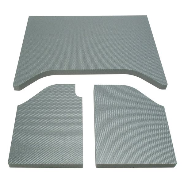 DEI 07-10 Jeep Wrangler JK 2-Door Boom Mat Headliner - 3 Piece - Gray dei50134 WO店