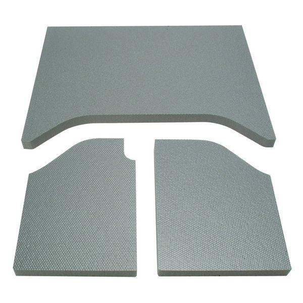 DEI 07-10 Jeep Wrangler JK 2-Door Boom Mat Headliner - 3 Piece - Gray dei50134 WO店_1
