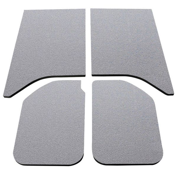 DEI 11-18 Jeep Wrangler JK 2-Door Boom Mat Headliner - 4 Piece - Gray dei50140 WO店