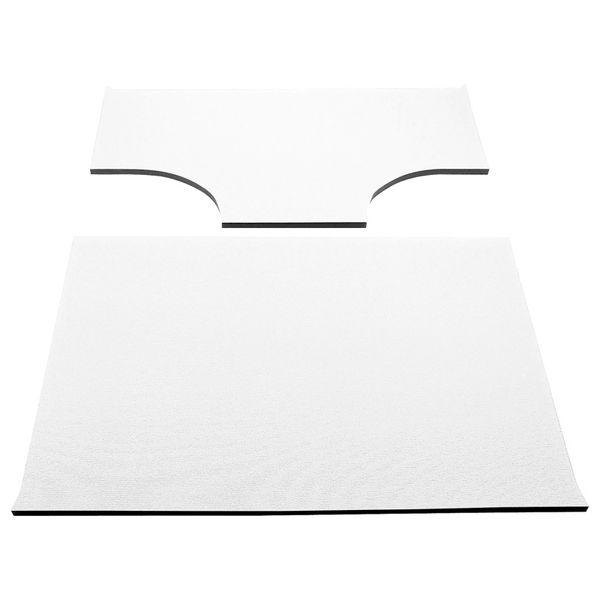 DEI 03-06 Jeep Wrangler TJ 2-Door w/Speaker Pods Boom Mat Headliner - 2 Piece - White dei50148 WO店