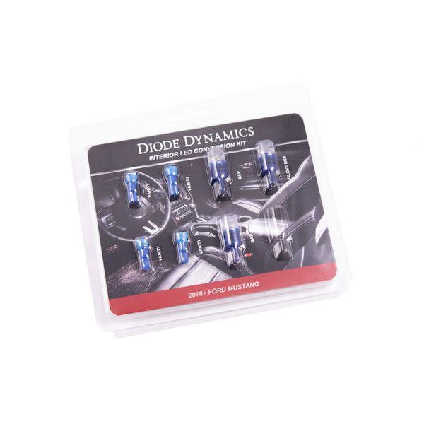 Diode Dynamics 18-19 Mustang Stage 1 Mustang Interior LED Light Kit - Blue dioDD0355 WO店