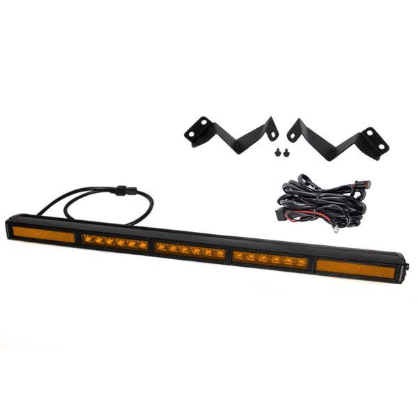 Diode Dynamics 16-21 Toyota Tacoma SS30 Stealth Lightbar Kit - Amber Combo dioDD6075 WO店