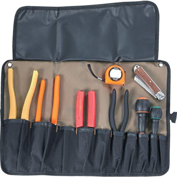 DKS8B  トラスコ中山(株) TRUSCO 電気工事士技能試験工具 9点入 ツールロールセット DKS8B-TN WO店