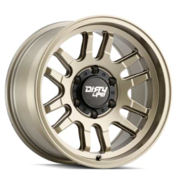 Dirty Life 9310 Canyon 17x9 / 6x139.7 BP / 0mm Offset / 106mm Hub Satin Gold Wheel dlw9310-7983MGD0 WO店