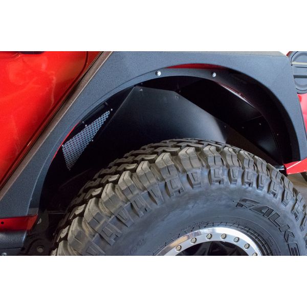 DV8 Offroad 2018+ Jeep Wrangler JL Rear Inner Fenders - Black dveINFEND-03RB WO店
