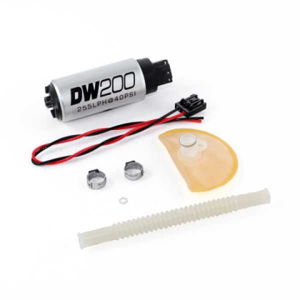 DeatschWerks 09+ ニッサン 370Z / 08+ Infiniti G37 DW200 255 LPH In-Tank フューエルポンプ w/ インストールキット DWK9-201-1020 WO店