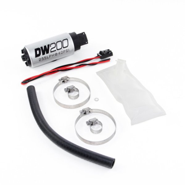 DeatschWerks 90年-96年 ニッサン 300zx (excl TT) 255 LPH DW200 In-Tank フューエルポンプ w/ インストールキット DWK9-201-1023 WO店