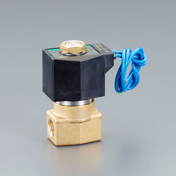 エスコ ESCO AC100V、Rc3/8インチ(10.0mm) 2方向電磁弁 EA153HA-23 WO店