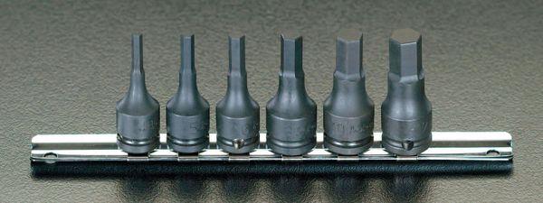 エスコ ESCO 3/8インチDR [INHEX]インパクトソケットセット EA164CG WO店