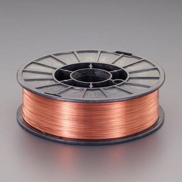 エスコ ESCO φ0.8mm／5.0 kg ソリッド軟鋼ワイヤー EA315SH-44 WO店