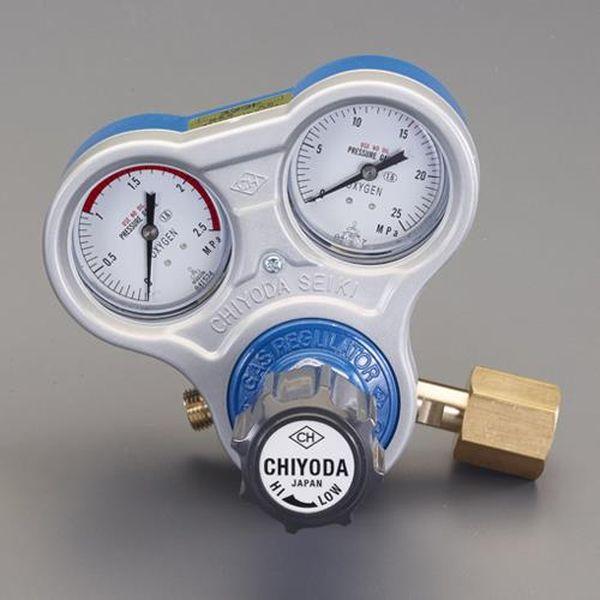 エスコ ESCO 酸素調整器(関東式・雌ネジ) EA316A-2A WO店