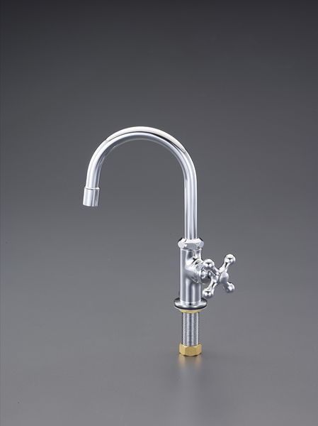 エスコ ESCO PJ 1/2 立形スワン水栓 EA468BJ-1A WO店の通販は 11,003円