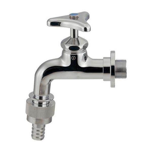 エスコ ESCO PJ 3/4インチ 自動接手付横水栓(寒冷地共用) EA468CD-6B WO店